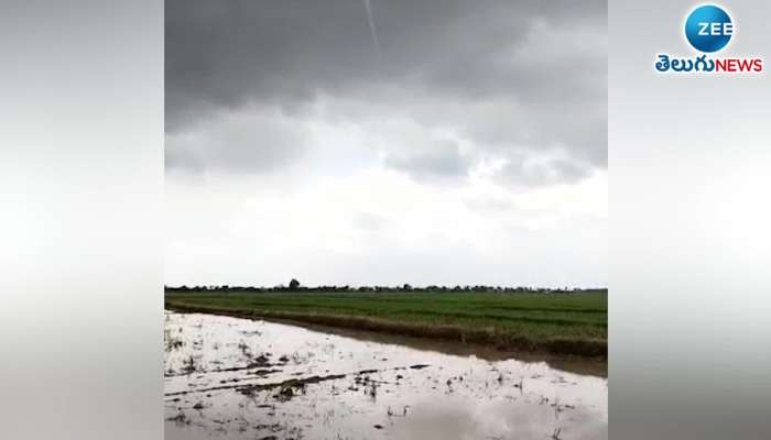 Tornado in Mahbubabad district, farmers shocked to see tournado in telangana