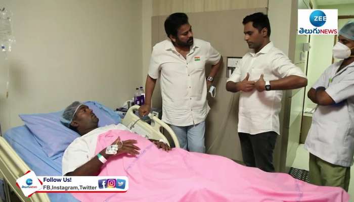 Megastar Chiranjeevi Met his Fan Chakridhar in Hospital