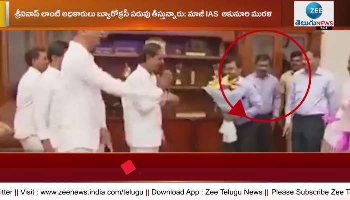 Telangana Health Director who planted CM KCR's legs