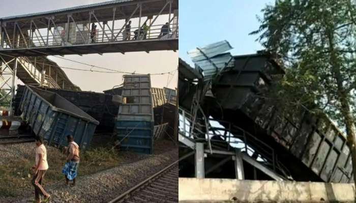 Odisha Train Accident: రైల్వే ప్లాట్‌ఫామ్‌పైకి దూసుకువచ్చిన గూడ్స్ రైలు.. ముగ్గురు మృతి