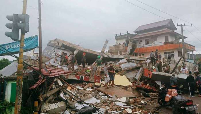 Indonesia Earthquake : ఘోర భూకంపం..46 మంది మృతి, 700 మందికి తీవ్ర గాయాలు