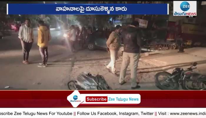 Car accident in Jagityala
