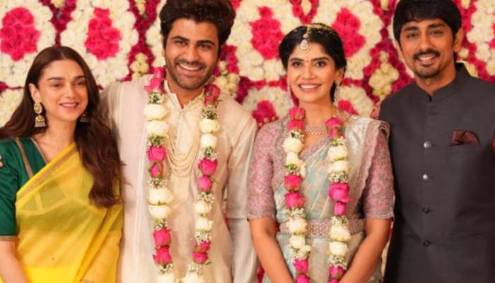 Siddharth Aditi rao Hydari : శర్వానంద్ ఎంగేజ్మెంట్ వేడుకలో జంటగా సందడి.. ప్రేమలో ఉన్న సిద్దార్థ్, అదితి!