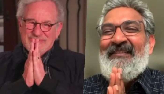 Rajmouli and Spielberg: హాలీవుడ్ దిగ్గజ దర్శకుడు స్పీల్‌బర్గ్-రాజమౌళి ఆన్‌లైన్ మాటామంతీ, ఆనందంలో జక్కన్న