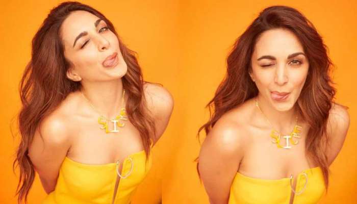 Kiara Advani Photos: ఆరెంజ్ కలర్ బ్రాలెట్ స్కర్ట్ లో కియారా అద్వానీ స్కిన్ షో.. పెళ్లైనా తగ్గట్లేదుగా!