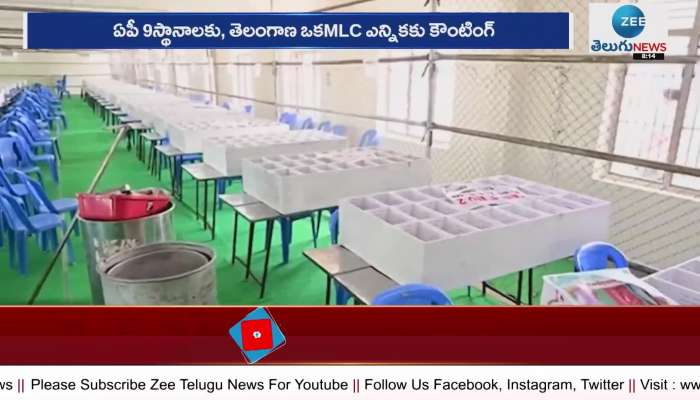MLC election counting in Telugu states