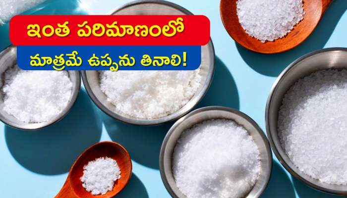 Salt Side Effects: రోజూ ఇంత పరిమాణంలో మాత్రమే ఉప్పను తినాలి, ఎందుకో తెలుసా? 