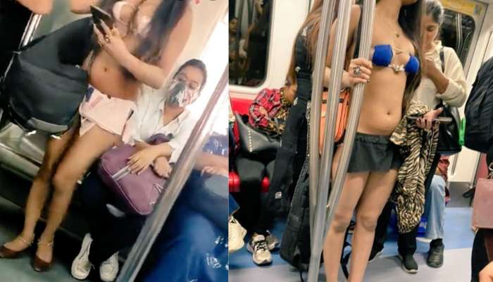 Bikini Girl in Delhi Metro: ఢిల్లీ మెట్రో ట్రైన్‌లో అరాచకం.. బికినీలో యువతులు! వీడియో వైరల్