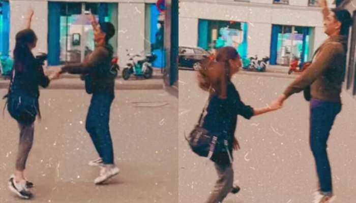 Aditi Rao Hydari Siddharth : రోడ్డు మీద పిచ్చి గెంతులు.. సిద్దార్థ్‌కు అదితీ స్వీట్ విషెస్.. వీడియో వైరల్