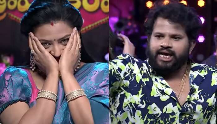 Hyper Aadi : ఇంద్రజ పరువుగోవిందా.. హైపర్ ఆది మాటలకు కాలినట్టుందే?