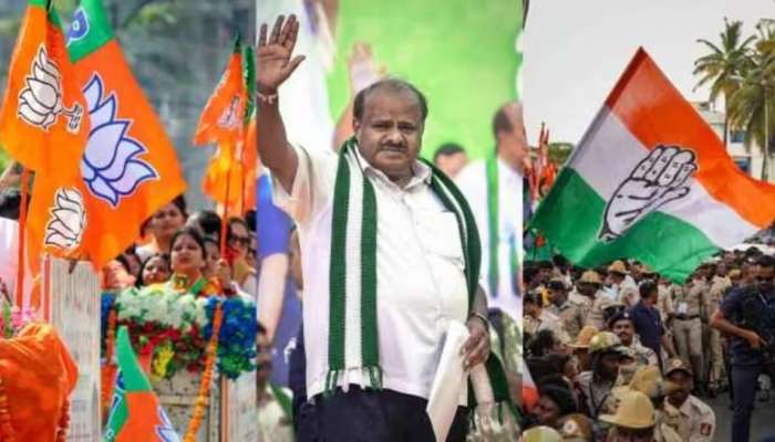 Karnataka Polls: రేపే కర్ణాటక తీర్పు.. జేడీఎస్‌తో కాంగ్రెస్, బీజేపీ చర్చలు..!