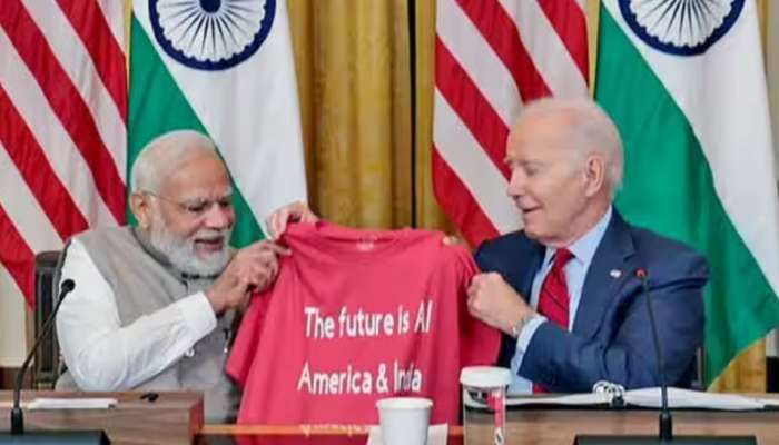 Joe Biden Gifted T-Shirt to PM Modi: ప్రధాని మోదీకి జో బైడెన్ స్పెషల్ టీషర్ట్ గిఫ్ట్.. దానిపై ఏం రాసి ఉందంటే..?