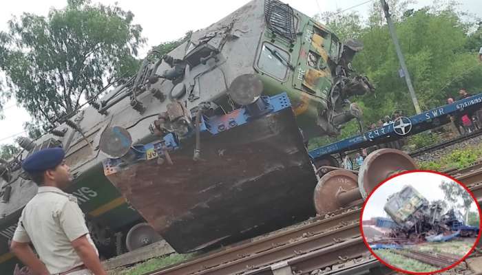 West Bengal Train Accident: రెండు గూడ్స్ రైళ్లు ఢీ.. గూడ్స్‌పైకి దూసుకెళ్లిన ట్రైన్ ఇంజిన్!
