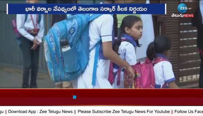  Schools timings change due to rains In Telangana
