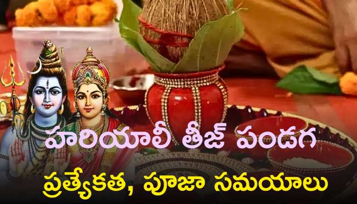 Hariyali Teej 2023: హరియాలీ తీజ్‌ పండగ ప్రత్యేకత, పూజా సమయాలు, ఉపవాస వ్రతం పాటించడం వల్ల కలిగే లాభాలు!