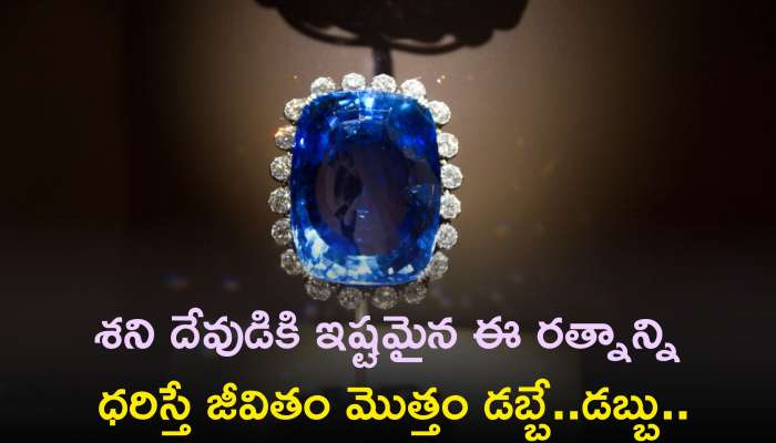 Nilamani Stone Benefits: శని దేవుడికి ఇష్టమైన ఈ రత్నాన్ని ధరిస్తే జీవితం మొత్తం డబ్బే..డబ్బు..