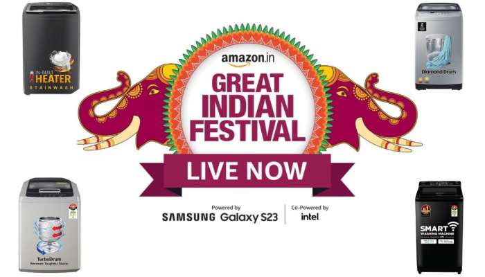 Great Indian Festival Sale 2023: ఫుల్లీ ఆటోమేటిక్ వాషింగ్ మెషీన్ లపై 40% వరకు డిస్కౌంట్.. వాయిస్ కంట్రోల్ కూడా!
