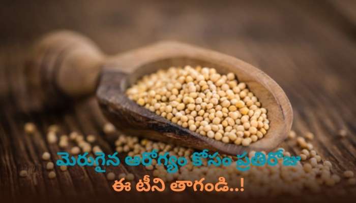 Mustard Seeds Water:  మెరుగైన ఆరోగ్యం కోసం ప్రతిరోజు ఈ టీని తాగండి..!