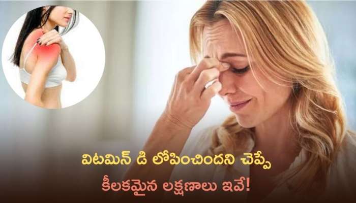 Vitamin D: విటమిన్‌ డి లోపించిందని చెప్పే కీలకమైన లక్షణాలు ఇవే!