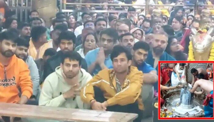 Team India cricketers: ఉజ్జయినీ మహాకాళేశ్వర్‌ ఆలయంలో భారత యువ ఆటగాళ్లు, వీడియో వైరల్