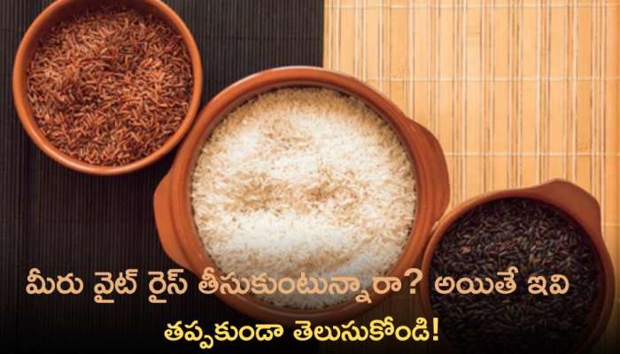 Brown Rice Benefits: మీరు వైట్‌ రైస్‌ తీసుకుంటున్నారా? అయితే ఇవి తప్పకుండా తెలుసుకోండి!