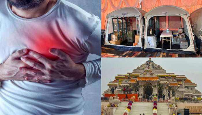 Ayodhya Devotee Suffer Heart Attack: అయోధ్య ఆలయంలో కుప్పకూలిన భక్తుడు .. రక్షించిన భారత వాయుసేన