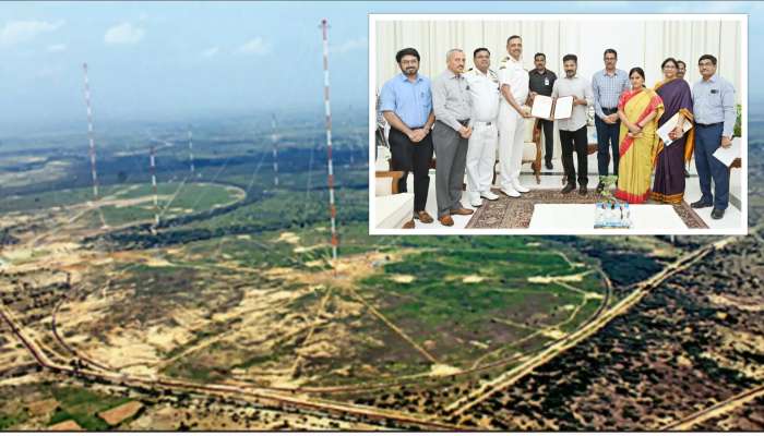 Navy Officers Meets Telangana CM Revanth Reddy On Vikarabad Radar VLF ...