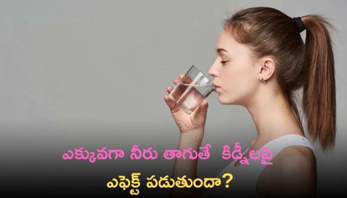 Healthy Kidneys: ఎక్కువగా నీరు తాగుతే  కిడ్నీలపై ఎఫెక్ట్‌ పడుతుందా?