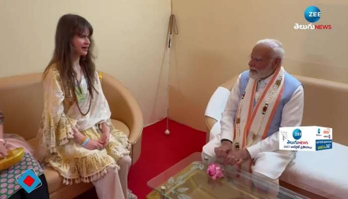 German Singer: PM Modi Meets German Singer Cassandra Mae Spittmann 