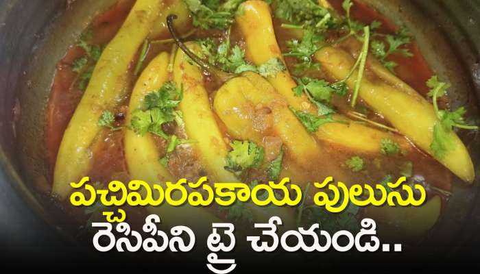 Pachi Mirchi Pulusu Recipe: ఇంట్లో కూరగాయలు అయిపోయినాయా? ఈ పచ్చిమిరపకాయ పులుసు రెసిపీని ట్రై చేయండి..