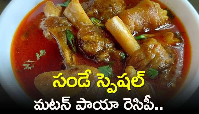 Mutton Paya Recipe: సండే స్పెషల్ మటన్ పాయా రెసిపీ.. ఇలా చేస్తే పిల్లలు ఎంతో ఇష్టపడి గిన్నెలు ఖాళీ చేస్తారు!