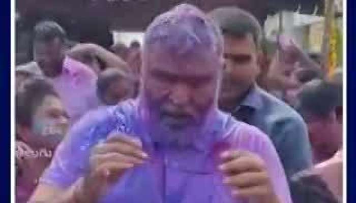 Holi 2024 minister ambati rambabu in holi festival celebration in sattenapalli pa