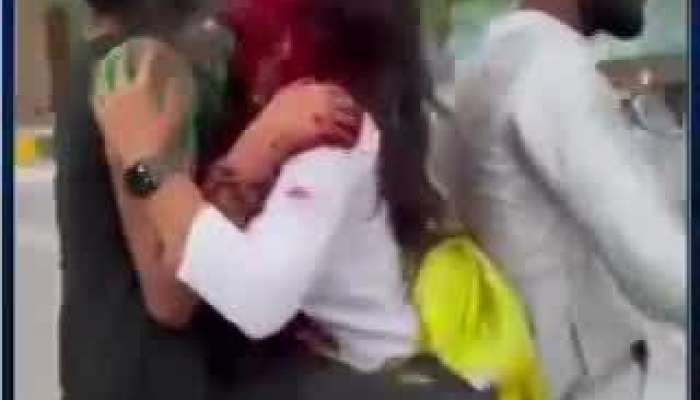 delhi teen girls romance on public video goes viral pa