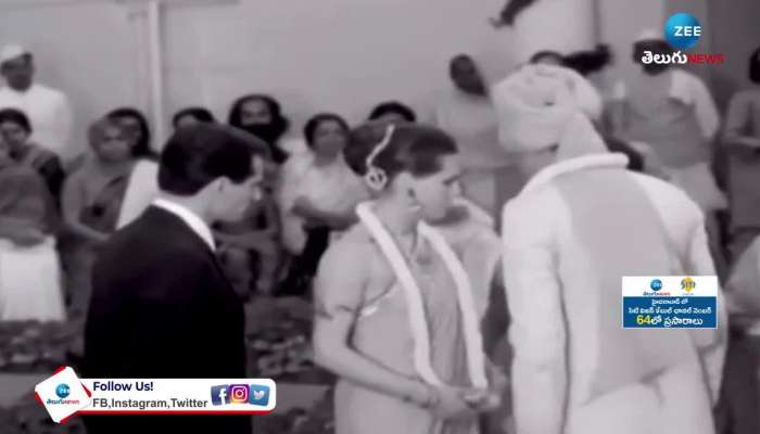 Sonia gandhi and rajiv gandhi wedding video trending on social media pa