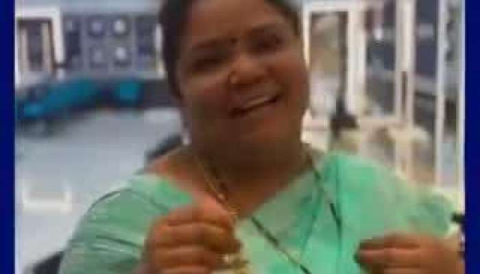 street food Fem kumari aunty purchasing gold jewellery in kalyan jewellers video goes viral pa