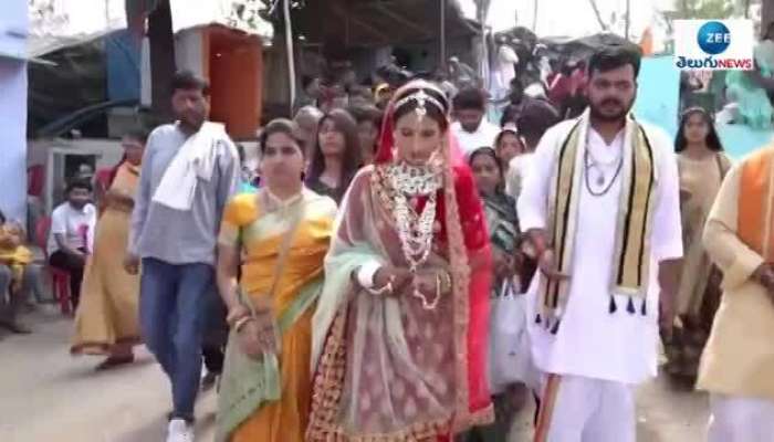 Madhya pradesh Gwalior girl marries with lord krishna in traditional ceremony details pa