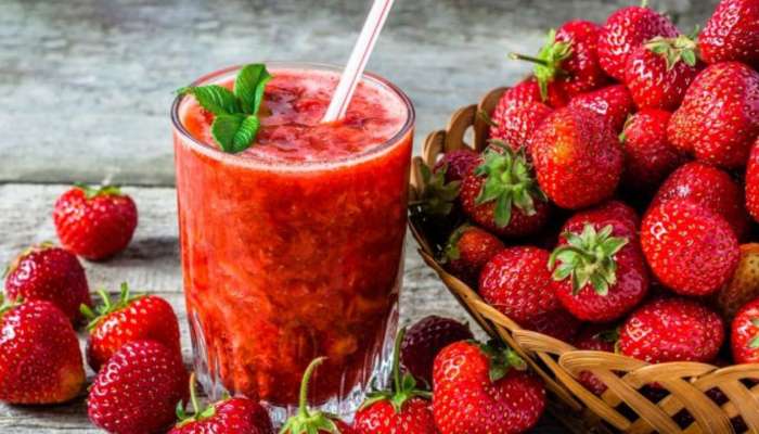 Strawberry Health Benefits: రుచికరమైన  స్ట్రాబెర్రీ రసం తయారీ విధానం!