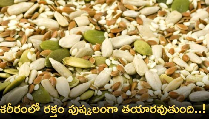 Seeds Rich In Iron: ఈ గింజ‌ల‌ను  తింటే చాలు.. శరీరంలో ర‌క్తం పుష్క‌లంగా త‌యార‌వుతుంది..!