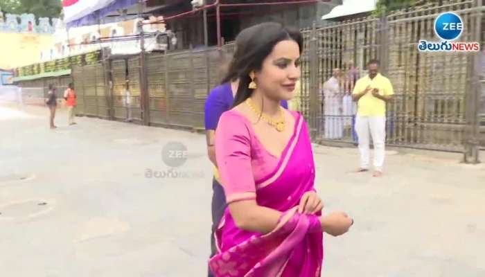 Actress Priya Anand Visits Tirumala temple pa