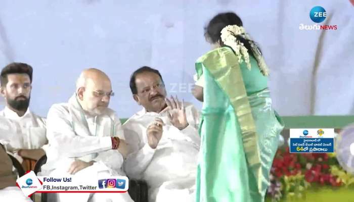 Central Home Minister Amit Shah Serious Discussion With Tamilisai on Chandrababu Oath Ceremony kr