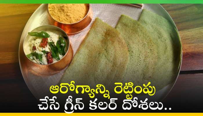 Green Dosa: ఆరోగ్యాన్ని రెట్టింపు చేసే గ్రీన్ కలర్ దోశలు.. తిన్నారంటే మళ్ళీ కావాలంటారు!