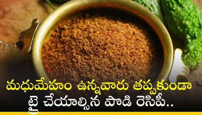 Kakarakaya Podi Recipe: మధుమేహం ఉన్నవారు తప్పకుండా ట్రై చేయాల్సిన పొడి రెసిపీ..