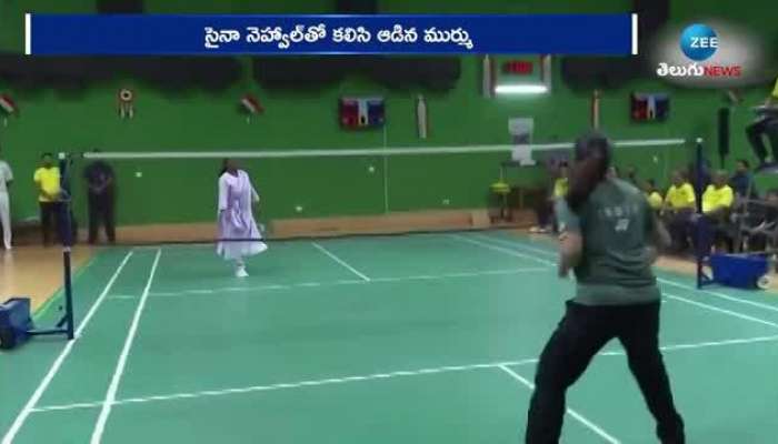 President Murmu: President Murmu Plays Badminton With Saina Nehwal