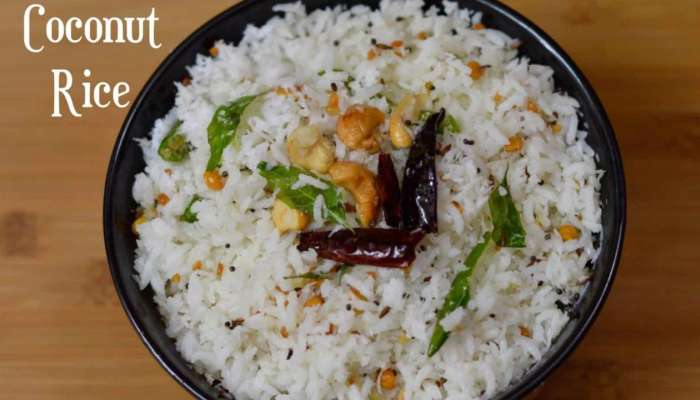 Coconut Rice: 10 నిమిషాలో టేస్టీగా కొబ్బరి అన్నం.. తయారీ విధానం ఇలా!