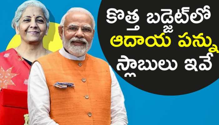 Union Budget 2024: కొత్త బడ్జెట్ లో  ఆదాయ పన్ను స్లాబులు ఇవే.. 