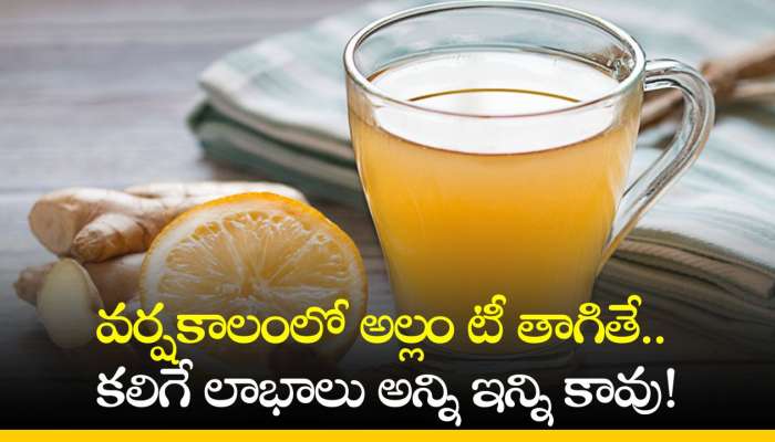 Ginger Tea Benefits: వర్షకాలంలో అల్లం టీ తాగితే.. కలిగే లాభాలు అన్ని ఇన్ని కావు!