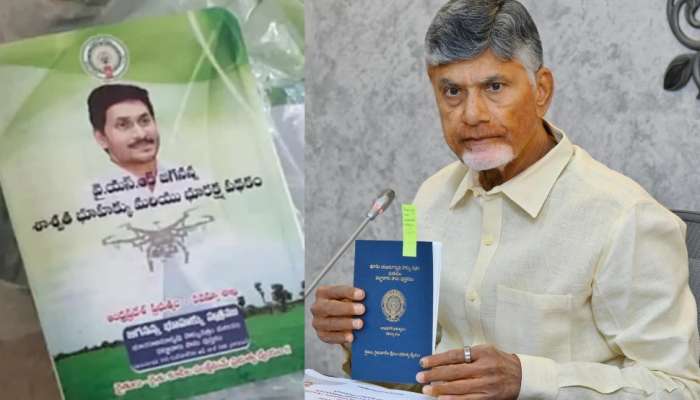 AP New Passbooks: సీఎం చంద్రబాబు విస్మయం.. ఒక్క జగన్‌ బొమ్మలకే రూ.700 కోట్లు