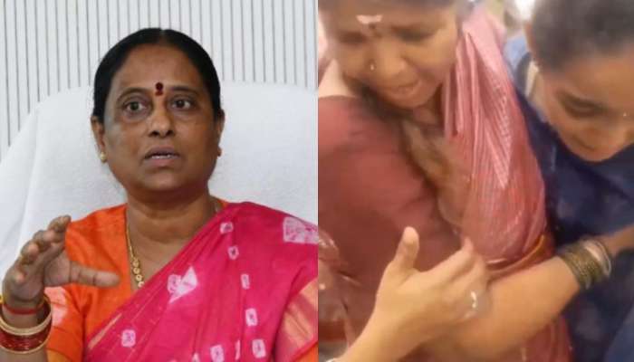 Konda Surekha: మంత్రి కొండా సురేఖ జన్మదిన వేడుకల్లో అపశ్రుతి.. రాఖీ కట్టడానికి వెళ్తుండగా.. వీడియో వైరల్.. 