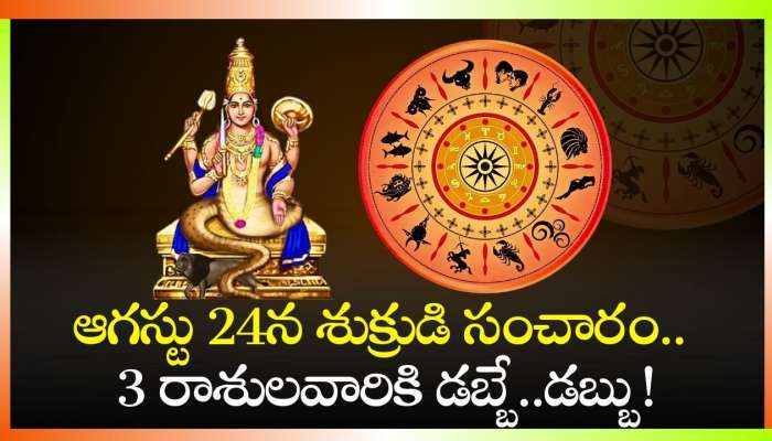 Venus Transit 2024: ఆగస్టు 24న శుక్రుడి సంచారం.. 3 రాశులవారికి డబ్బే..డబ్బు!