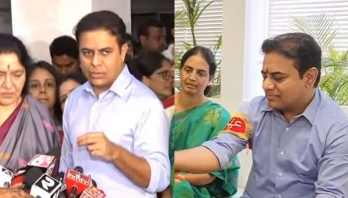 KTR: విచారణకు పిలిచి రాఖీలు కట్టారు.. కమిషన్ ఎదుట హజరై ఆసక్తికర వ్యాఖ్యలు చేసిన  కేటీఆర్.. వీడియో వైరల్..